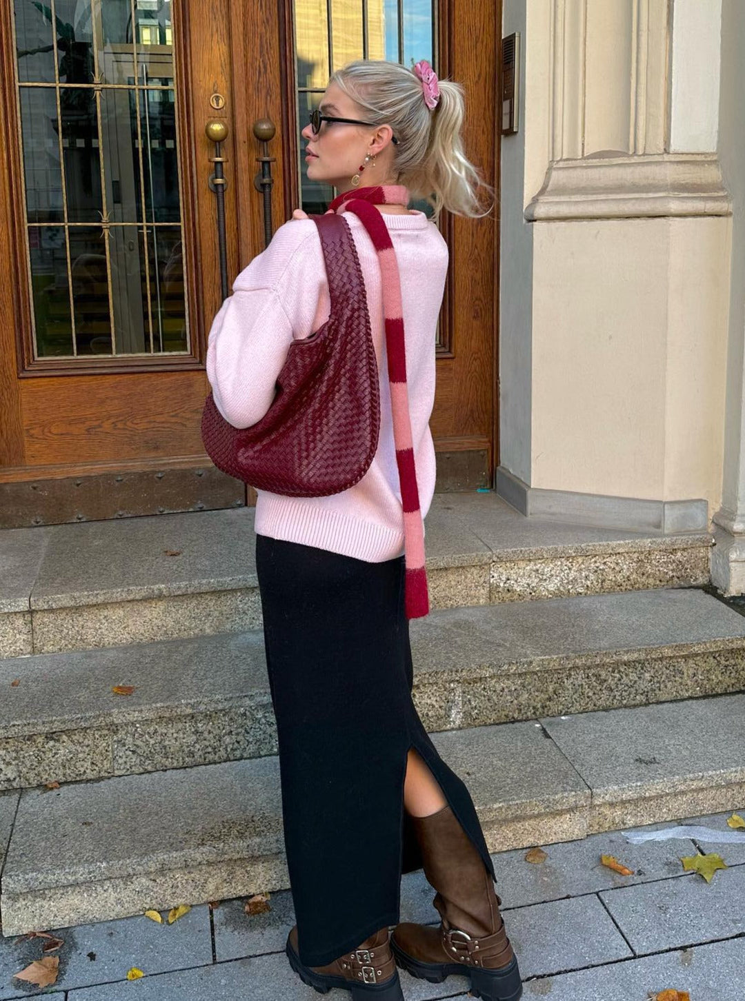 "Handgemaakte gevlochten Tess schoudertas, elegant design, stijlvolle tas voor elke gelegenheid, vrouwenaccessoire"
