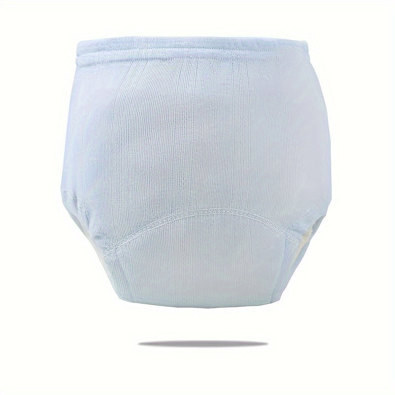 Herbruikbare zindelijkheidsbroekjes voor peuters, ademend katoen, lekvrij, elastische tailleband, comfortabel en duurzaam.