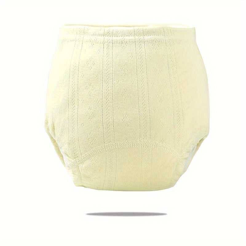 Herbruikbare zindelijkheidsbroekjes voor peuters, ademend katoen, lekvrij, elastische tailleband, comfortabel en duurzaam.