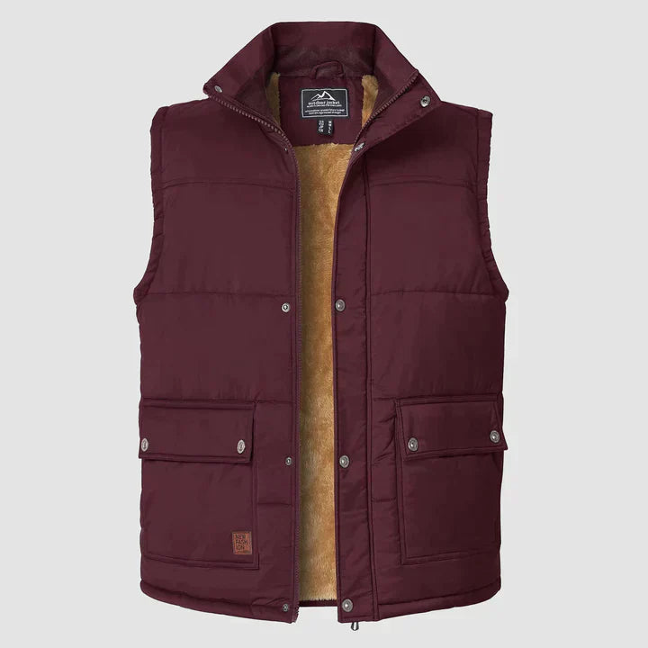"Heren bodywarmer met praktische zakken, mouwloos ontwerp, ritssluiting en verkrijgbaar in diverse kleuren voor buitenactivit