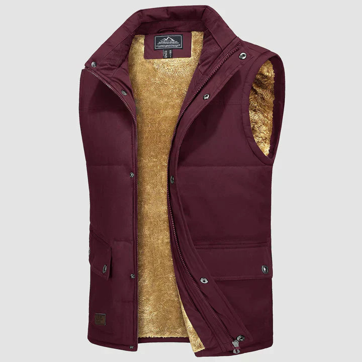 "Heren bodywarmer met praktische zakken, mouwloos ontwerp, ritssluiting en verkrijgbaar in diverse kleuren voor buitenactivit