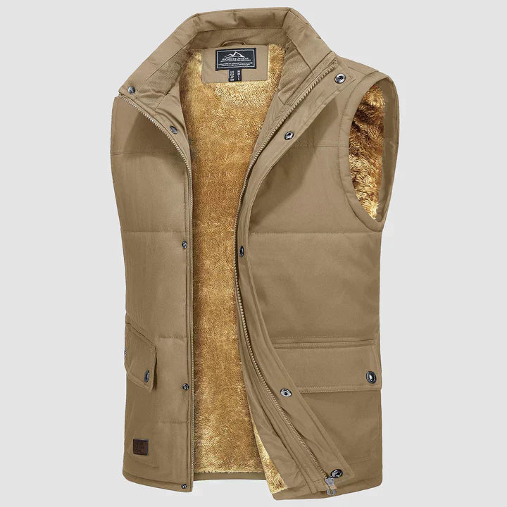 "Heren bodywarmer met praktische zakken, mouwloos ontwerp, ritssluiting en verkrijgbaar in diverse kleuren voor buitenactivit