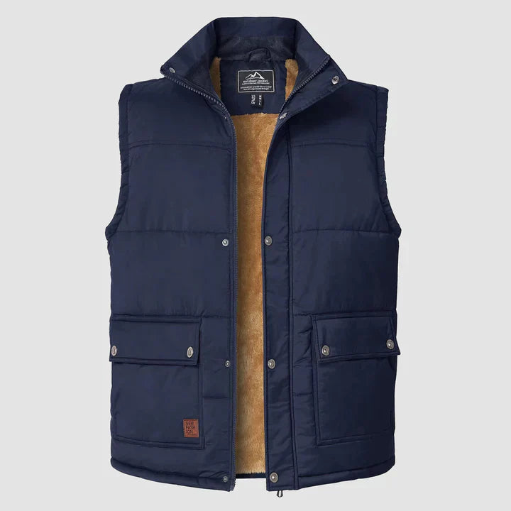 "Heren bodywarmer met praktische zakken, mouwloos ontwerp, ritssluiting en verkrijgbaar in diverse kleuren voor buitenactivit