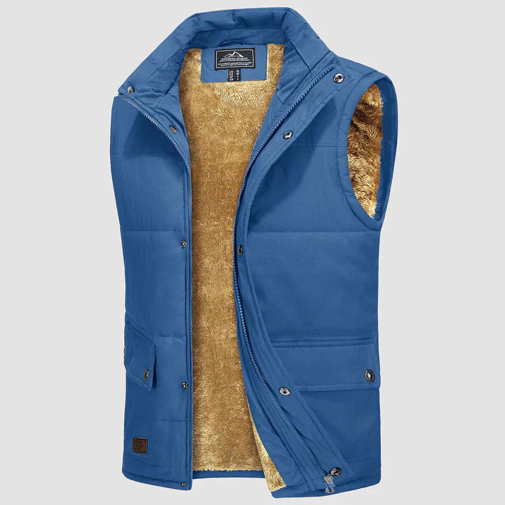 "Heren bodywarmer met praktische zakken, mouwloos ontwerp, ritssluiting en verkrijgbaar in diverse kleuren voor buitenactivit