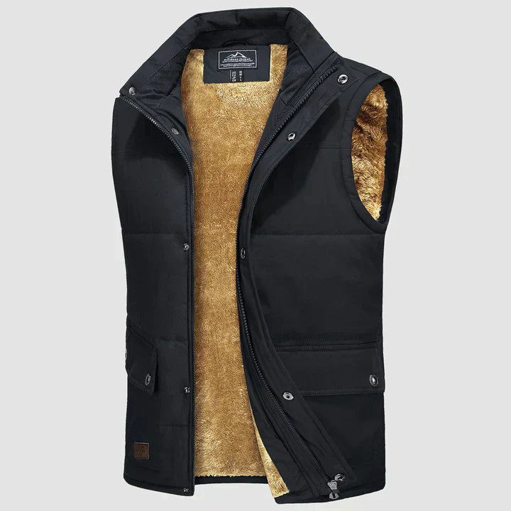 "Heren bodywarmer met praktische zakken, mouwloos ontwerp, ritssluiting en verkrijgbaar in diverse kleuren voor buitenactivit
