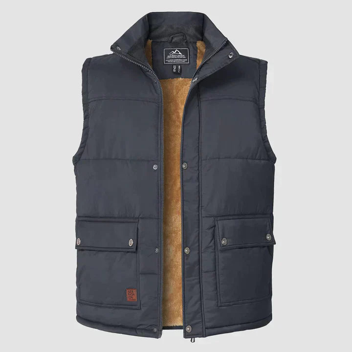 "Heren bodywarmer met praktische zakken, mouwloos ontwerp, ritssluiting en verkrijgbaar in diverse kleuren voor buitenactivit