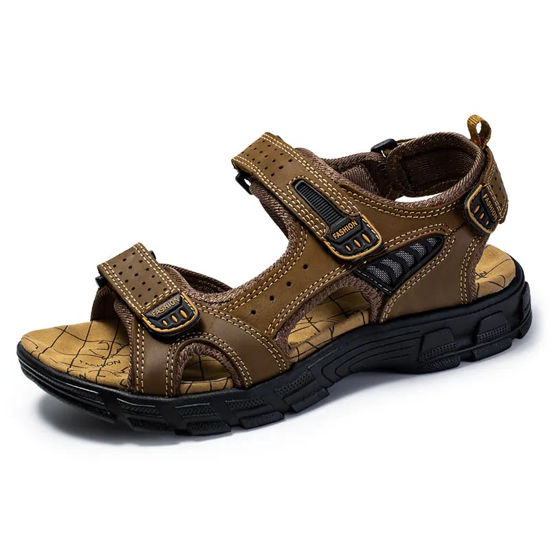 "Heren outdoor sandalen, robuust ontwerp, verstelbare riemen, comfortabele pasvorm, ideale grip, geschikt voor avontuurlijke 