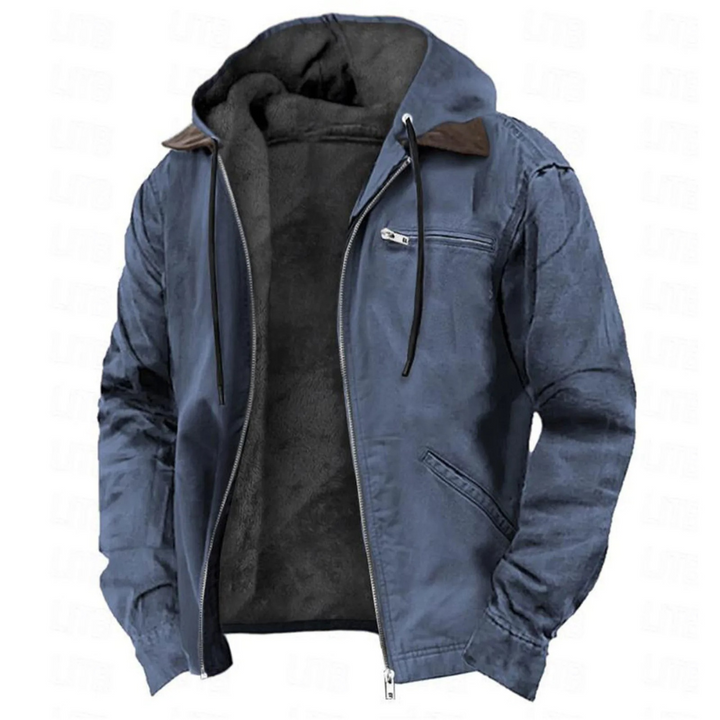 "Heren winterjas in bruin, stijlvol en comfortabel, ideaal voor koude maanden. Essentieel voor de modebewuste man."