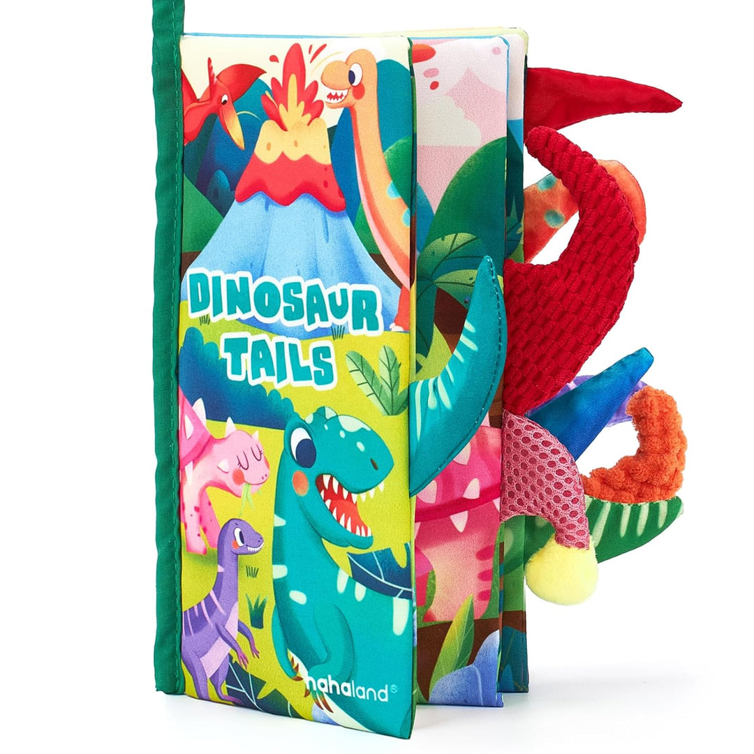 "Hoog contrast Montessori voelboek, zwart-witte patronen, zacht baby speelgoed, sensorische en motorische stimulatie"