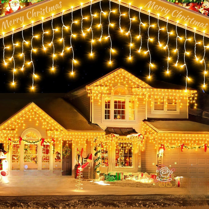 Magische LED Lichtgordijnen | Feestelijke Decoratie | Binnen en Buiten