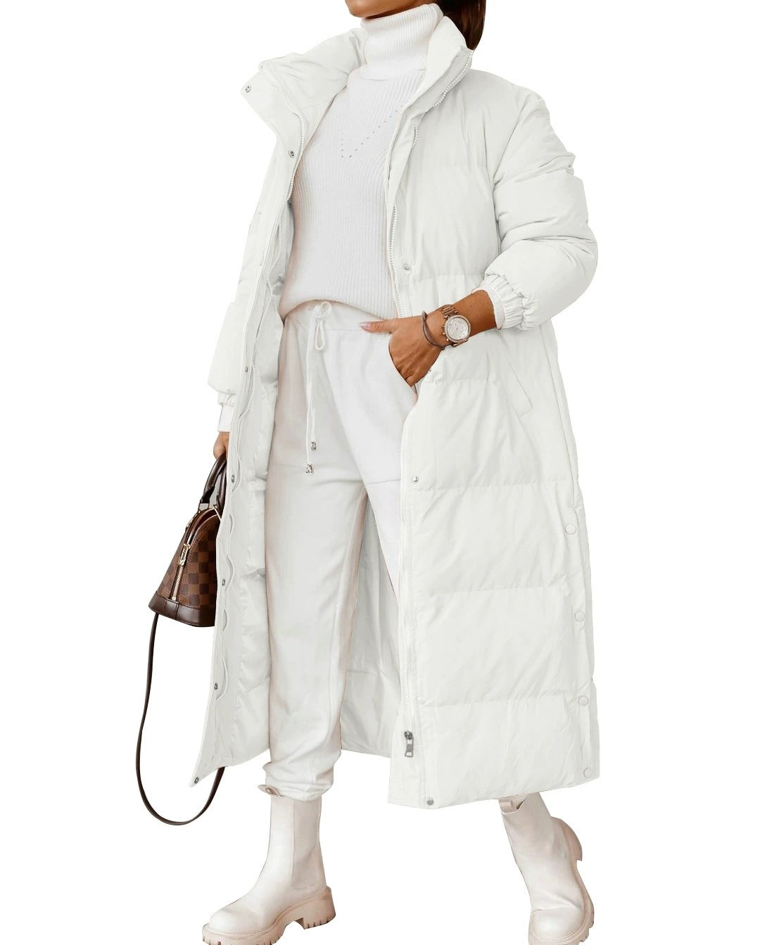 Lange Dames Winterjas - Waterdicht & Stijlvol | Teddy Design