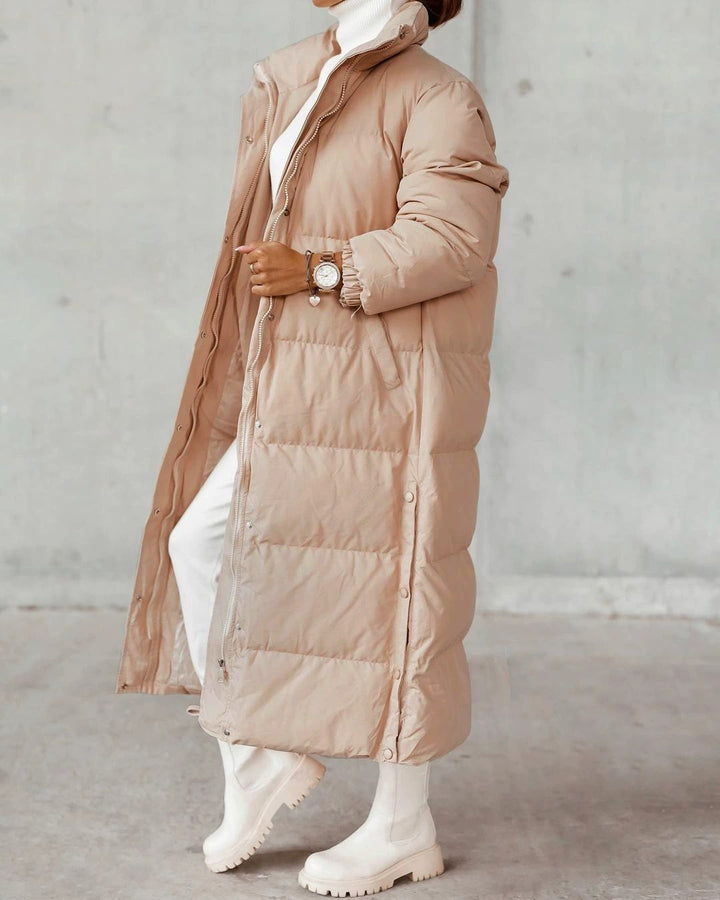 Lange Dames Winterjas - Waterdicht & Stijlvol | Teddy Design