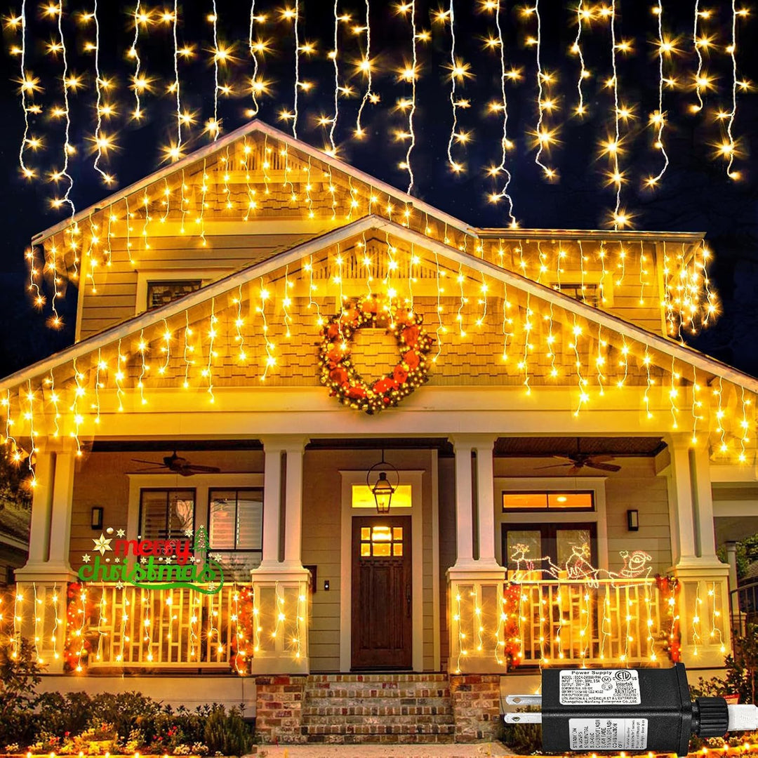 Magische LED Lichtgordijnen | Feestelijke Decoratie | Binnen en Buiten