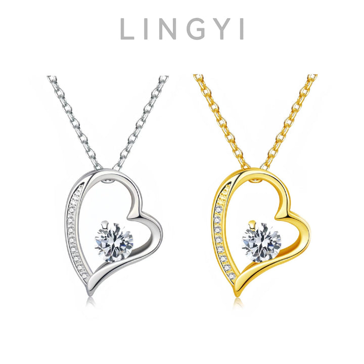TimelessLove Ketting | Hartvorm | Elegant Zirkonia Design