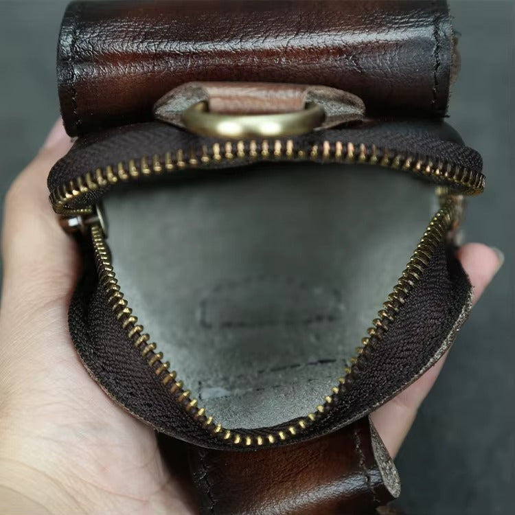 Stoere Leren Heuptas voor Heren