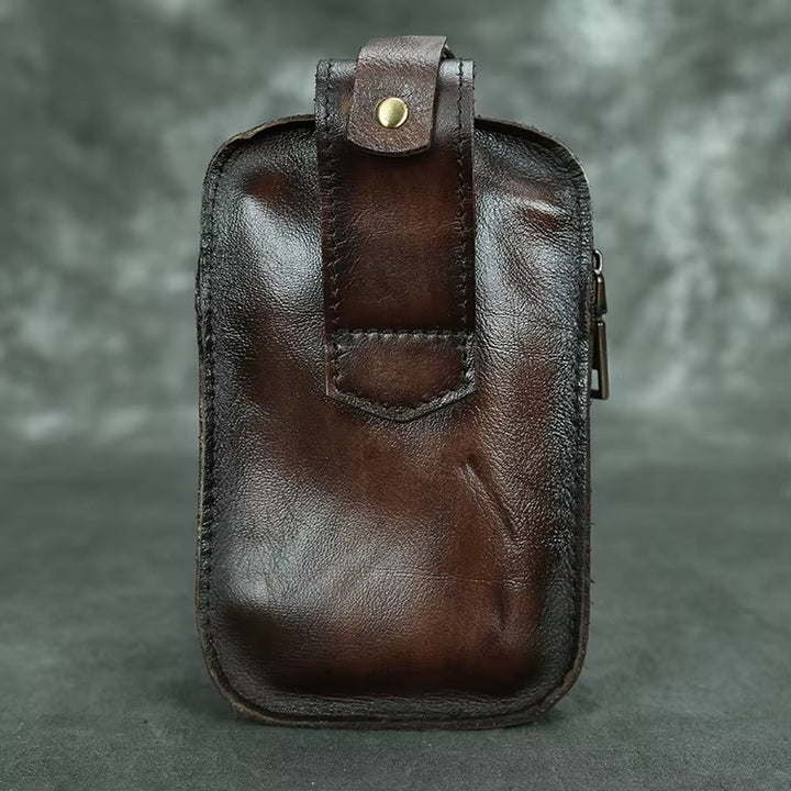 Stoere Leren Heuptas voor Heren