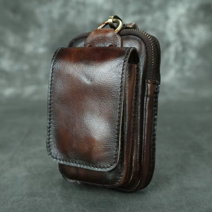 Stoere Leren Heuptas voor Heren