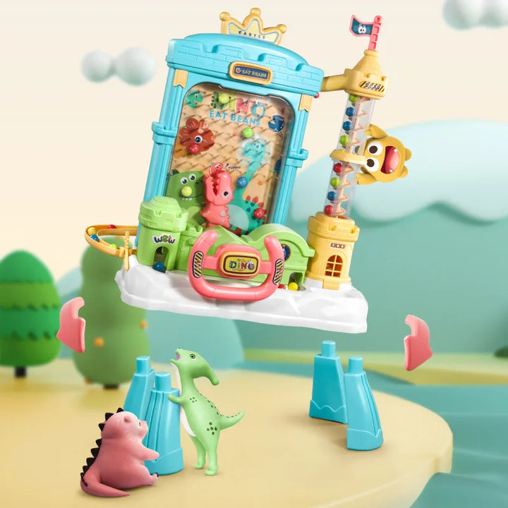 "Interactief CatchCastle elektrisch speelgoed met kleurrijke ballen, stimuleert ouder-kind interactie en educatief spel."