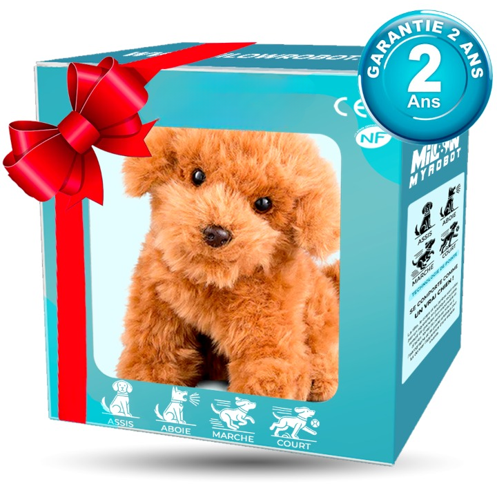 "Interactieve pluche robot hondenspeeltje, schattige levensechte puppy met zachte pluche, ideaal voor kinderen en volwassenen
