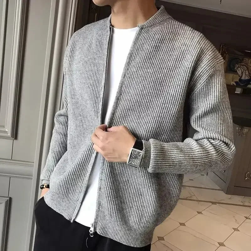 "Klassiek wit herenvest met ritssluiting, ademende katoenmix, stijlvol en comfortabel, ideaal voor zakelijk en casual gebruik