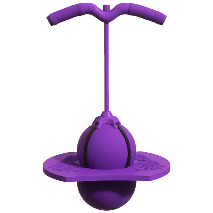 Kleurrijke springstok voor kinderen, bevordert balans en coördinatie met rubberen bal en stevig handvat, binnen & buiten.