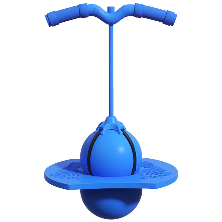 Kleurrijke springstok voor kinderen, bevordert balans en coördinatie met rubberen bal en stevig handvat, binnen & buiten.