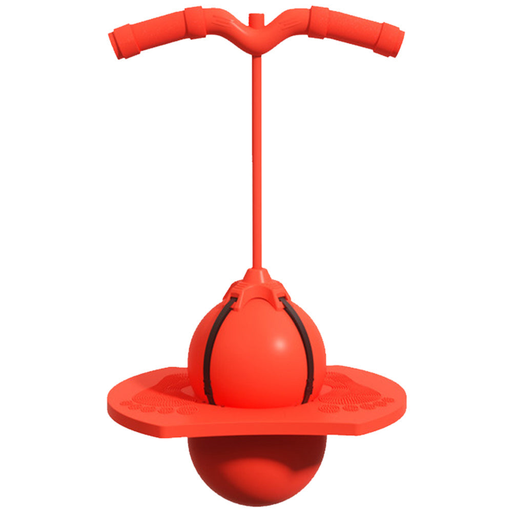 Kleurrijke springstok voor kinderen, bevordert balans en coördinatie met rubberen bal en stevig handvat, binnen & buiten.