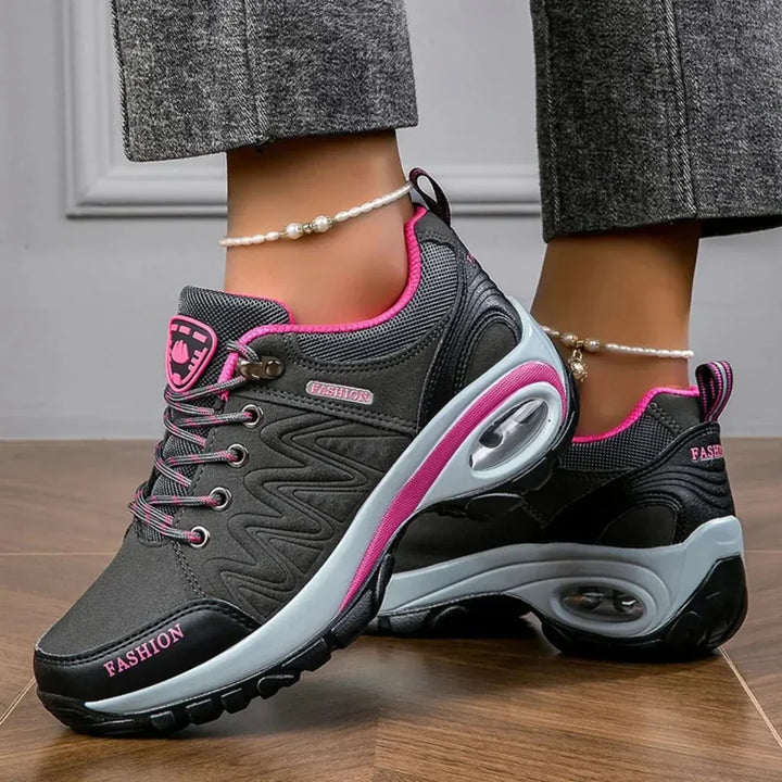 "Kleurrijke waterdichte dameswandelschoenen, antislipzool, ademend en comfortabel ontwerp voor avonturen in alle seizoenen."