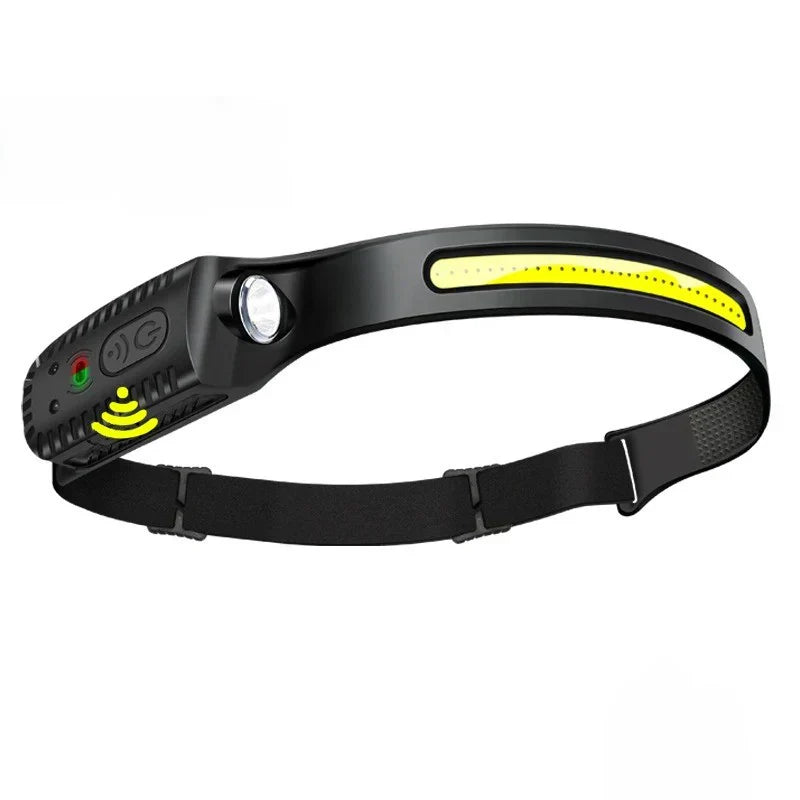 "Krachtige oplaadbare LED hoofdlamp, 1000 lumen, waterbestendig, verstelbare lichtbundel, ideaal voor outdoor avonturen."