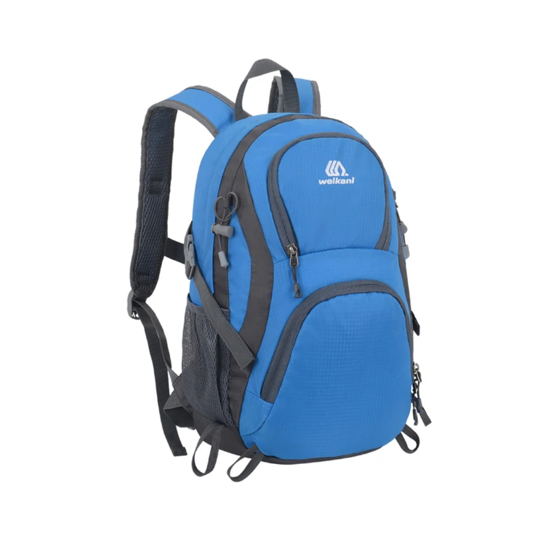 "Lichte multicolor rugzak voor dames, waterdicht en duurzaam, ideaal voor outdoor activiteiten, met comfortabel rugsysteem."