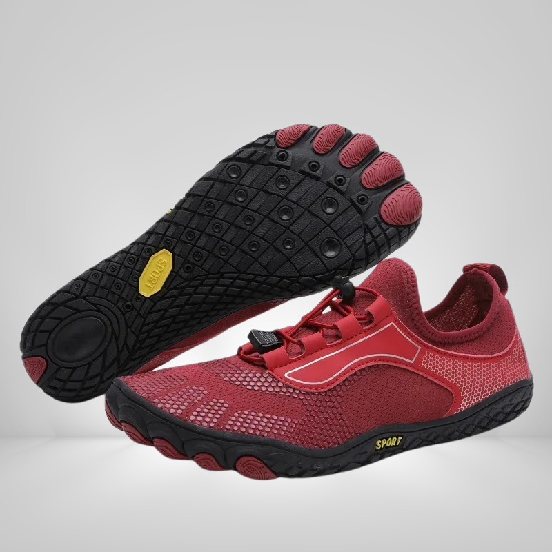 "Lichtgewicht, ademende AquaFlex waterschoenen met sneldrogend stretchmateriaal en antislip zool voor heren en dames"
