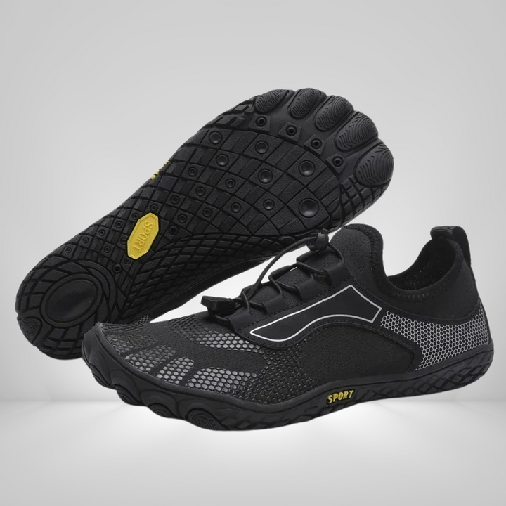 "Lichtgewicht, ademende AquaFlex waterschoenen met sneldrogend stretchmateriaal en antislip zool voor heren en dames"