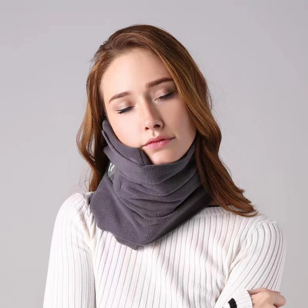 "Lichtgewicht ergonomisch nek reiskussen in diverse kleuren voor comfortabel en pijnvrij reizen, wasbaar en compact."