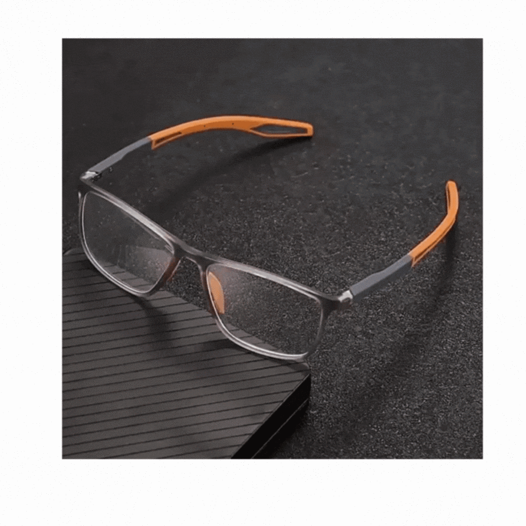 "Lichtgewicht multifocale leesbril voor dames met stijlvol polycarbonaat frame en naadloze zichtovergangen in diverse kleuren