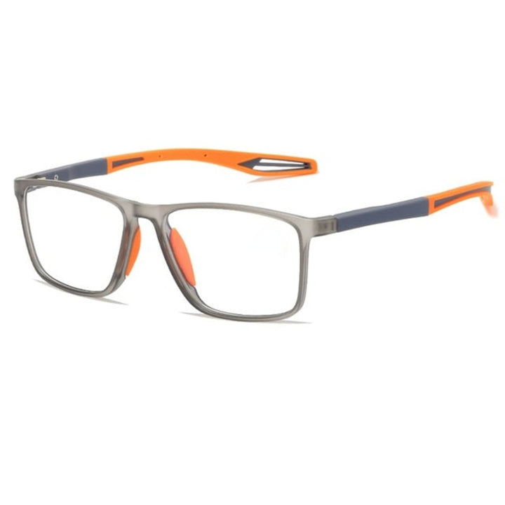 "Lichtgewicht multifocale leesbril voor dames met stijlvol polycarbonaat frame en naadloze zichtovergangen in diverse kleuren