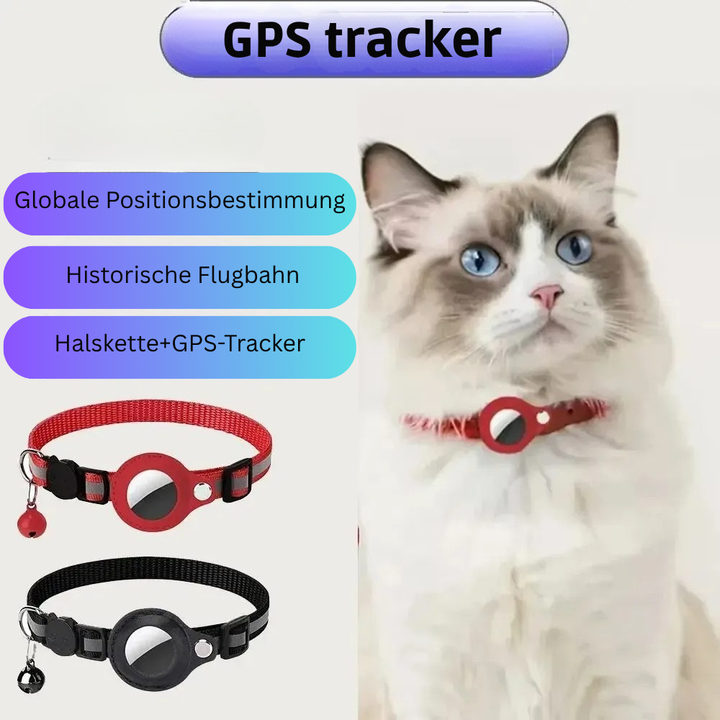 "Lichtgewicht, waterdichte GPS-tracker voor huisdieren met real-time tracking en anti-verliesfunctie, compact en veelzijdig."