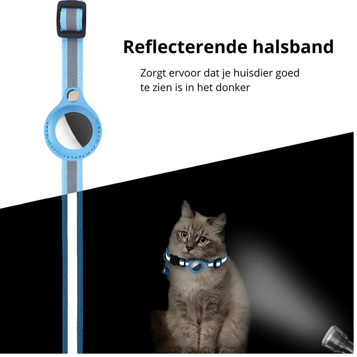 "Lichtgewicht, waterdichte GPS-tracker voor huisdieren met real-time tracking en anti-verliesfunctie, compact en veelzijdig."