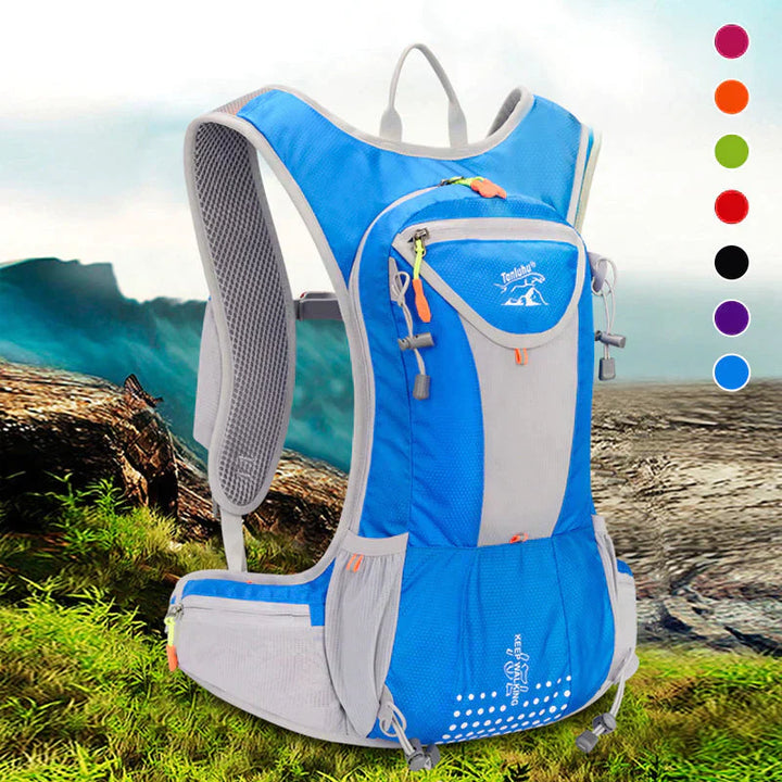 "Lichtgewicht waterdichte outdoor rugzak voor dames, ideaal voor avontuurlijke trektochten en wandelingen in diverse kleuren.