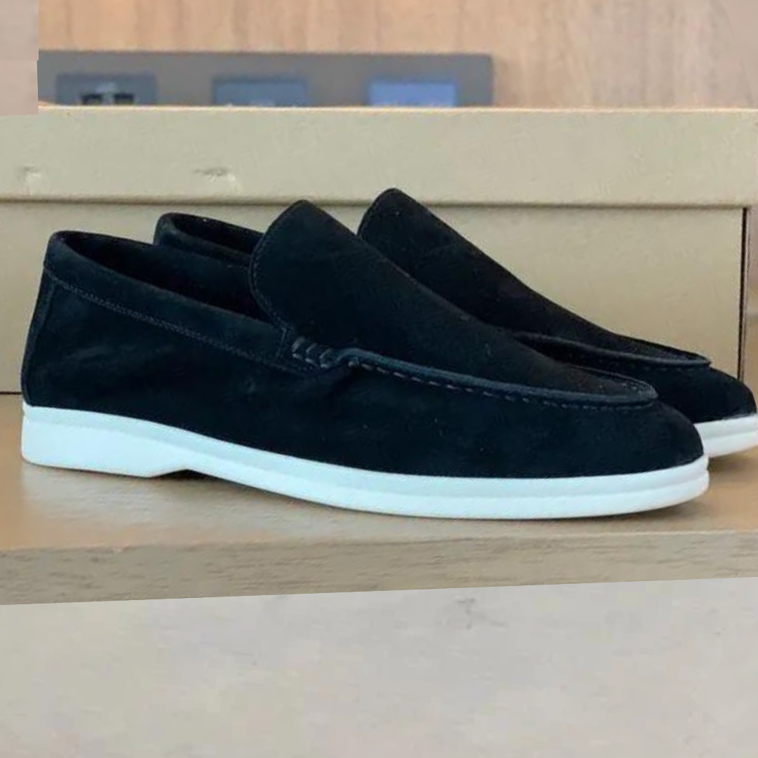 Lucas luxe suède heren loafers beige, voor elegantie en comfort. Hoogwaardig en ademend met antislipzool. Ideaal dagelijks.
