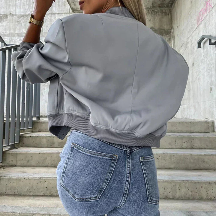 "Luna - Elegant damesjasje in hoge kwaliteit katoen-polyester, trendy voor dagelijks gebruik in diverse kleuren"
