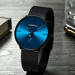 Zwart Blauw Blauw