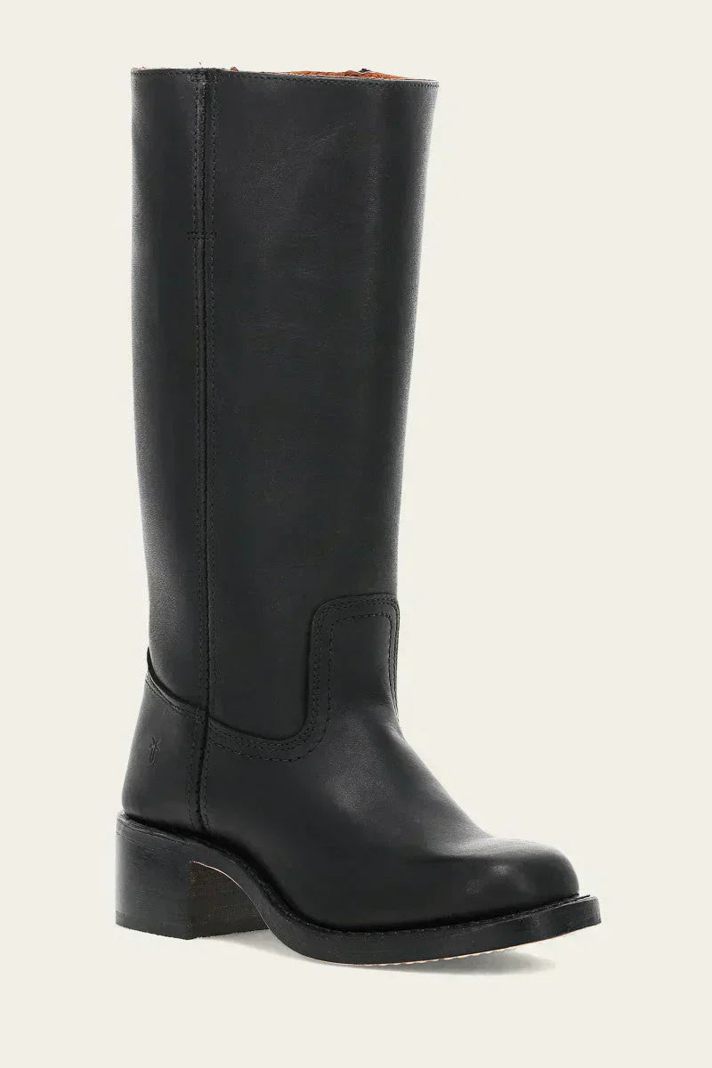 "Luxe leren dameslaarzen Agatha, stijlvolle en comfortabele pasvorm, donkerbruin, met hoge kwaliteit leer en ergonomische zoo