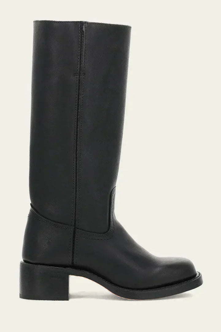 "Luxe leren dameslaarzen Agatha, stijlvolle en comfortabele pasvorm, donkerbruin, met hoge kwaliteit leer en ergonomische zoo