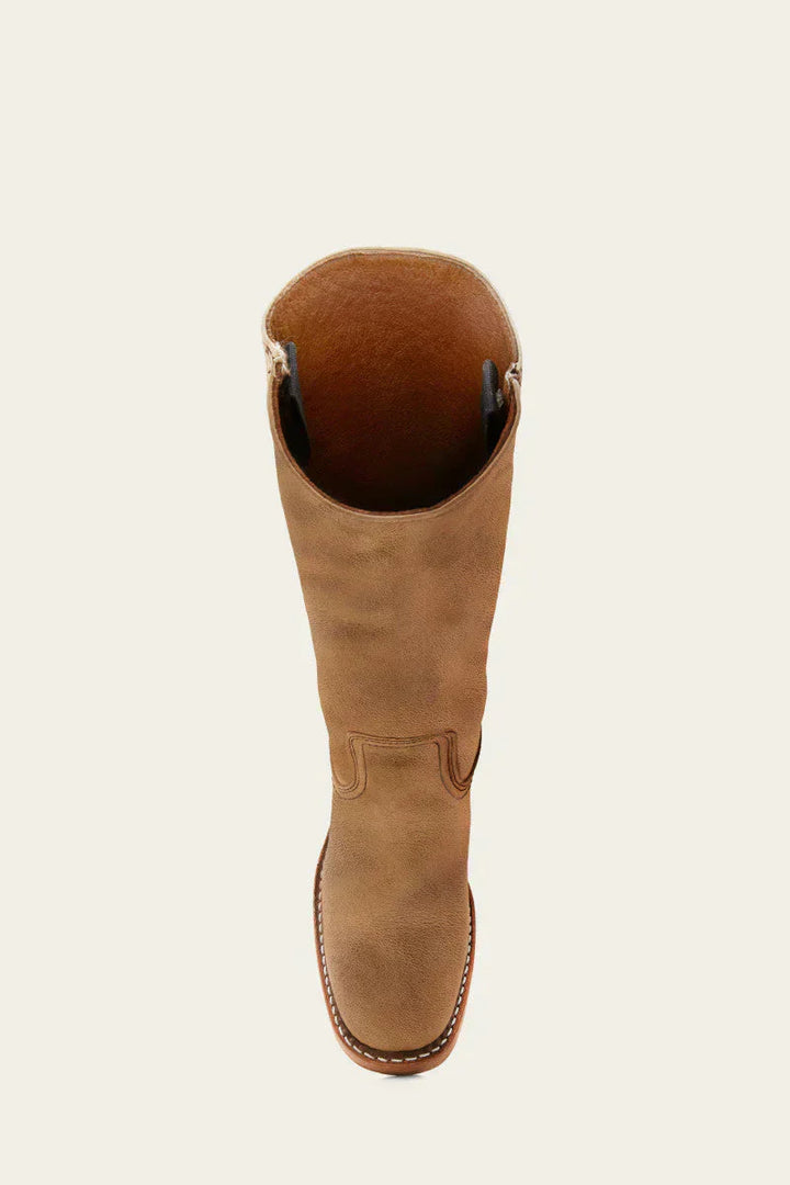 "Luxe leren dameslaarzen Agatha, stijlvolle en comfortabele pasvorm, donkerbruin, met hoge kwaliteit leer en ergonomische zoo