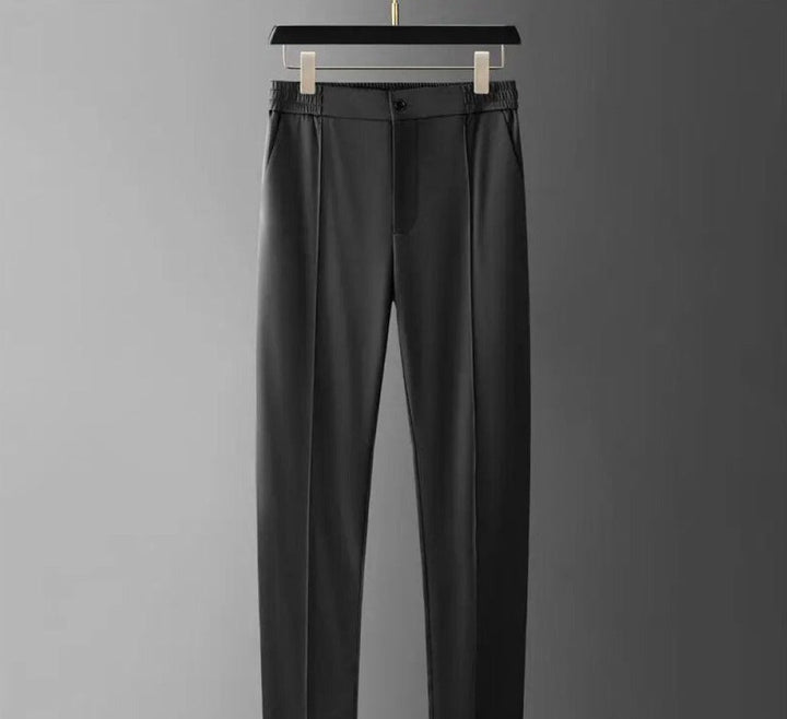 "Luxe tweedelige herenset, katoen-linnen, stijlvolle look, ademend en comfortabel, witte kleur, geschikt voor elke gelegenhei