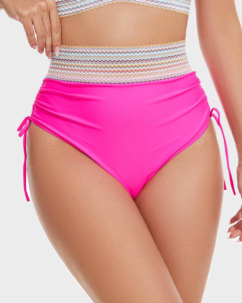 "Lynn corrigerende damesbikini, hoog taillemodel, kleurrijk design, verstelbare bandjes, flatterend en comfortabel."