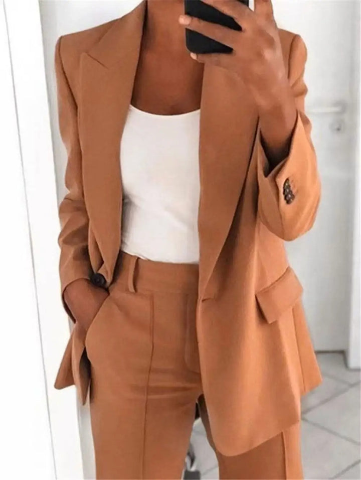 Tweedelig Blazer & Pantalon Set Dames