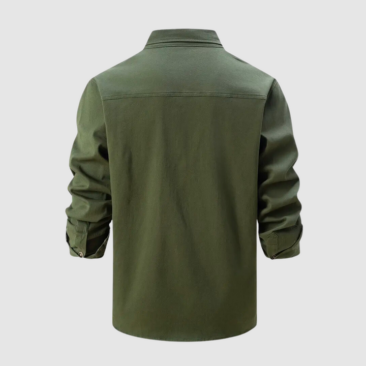 "Mason denim overhemd voor dames, tijdloos design, comfortabele pasvorm, button-down met borstzakken, veelzijdig casual shirt