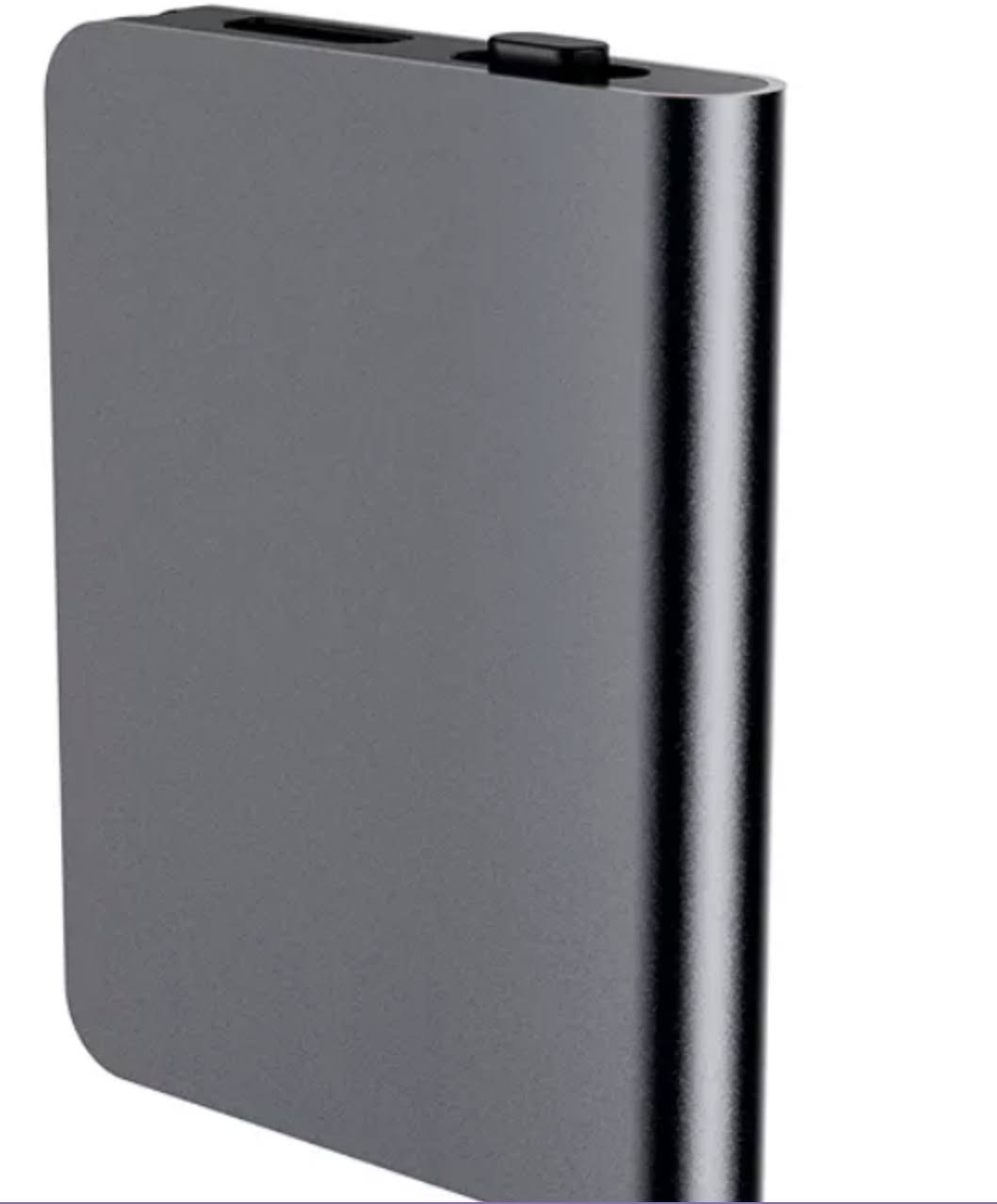 "Mini-spraakgestuurde recorder, compact en lichtgewicht, in grijze behuizing, ideaal voor interviews en lezingen."