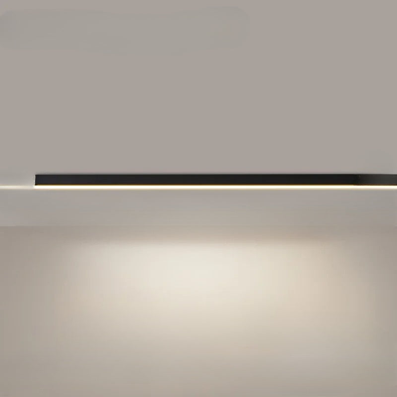 "Minimalistische LED plafondlamp met strak aluminium ontwerp, Scandinavische stijl en energiezuinige verlichting."